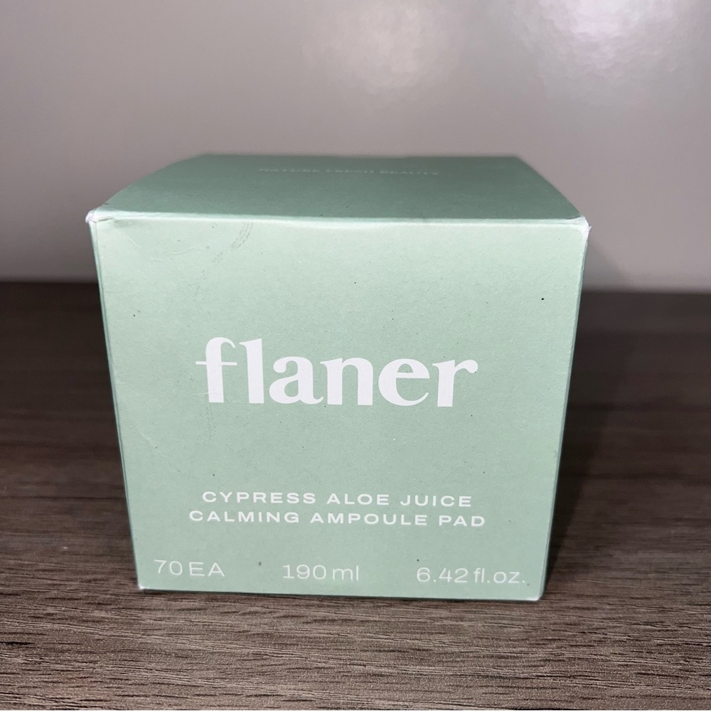 Korean Skincare Flaner Cypress Aloe Calming Toner Pads - Picture 2 of 14